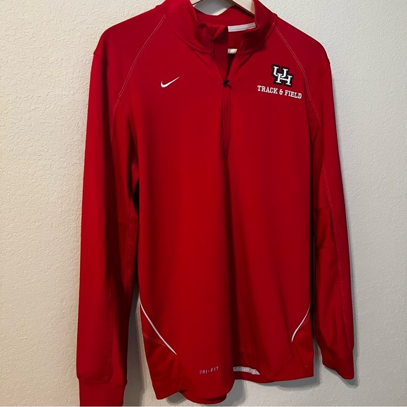 University of Houston Track and Field Nike Dry fit lightweight Pullover - Picture 2 of 6